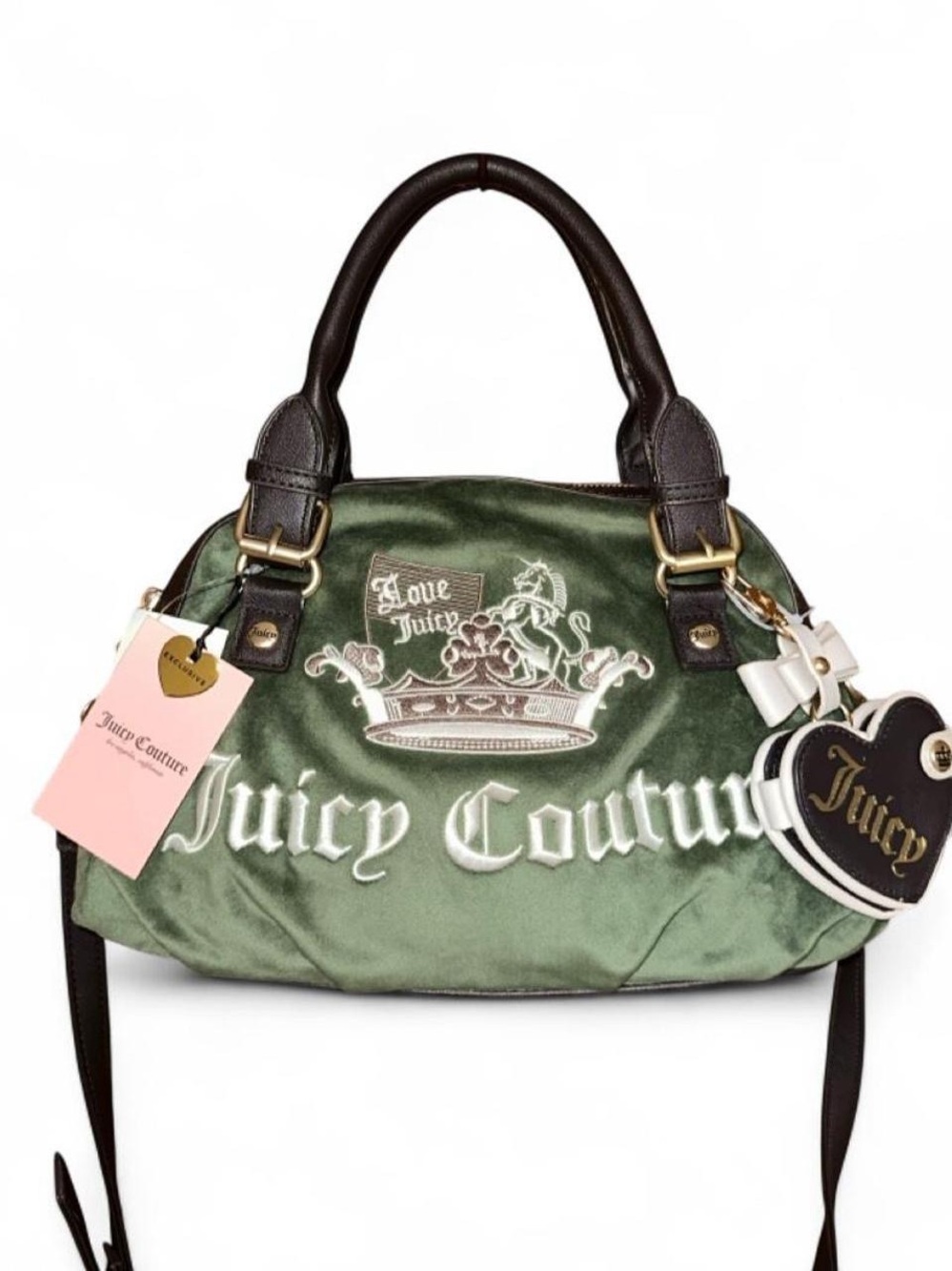 Juicy Couture “Juicy Crown Satchel”, green